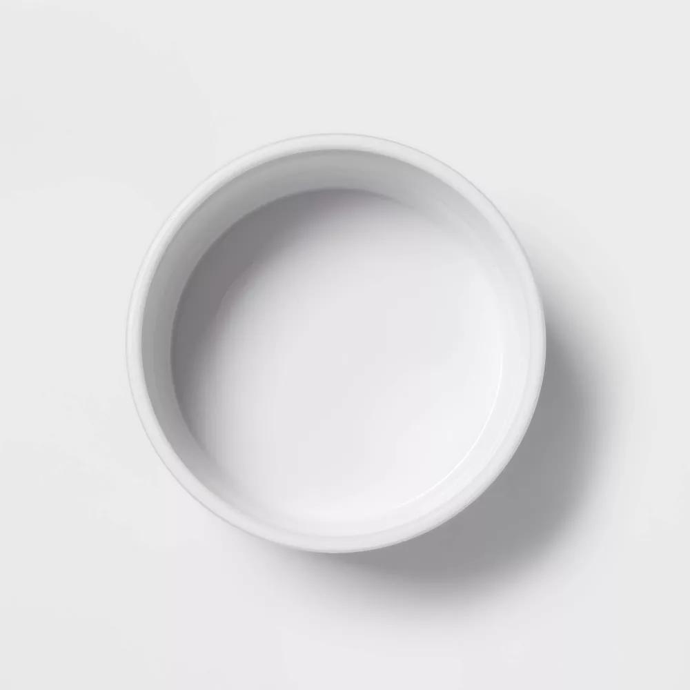 4pc 10oz Plastic Stella Mini Snack Bowl White - Dishwasher & Microwave-Safe, Solid Round Design - Image 3