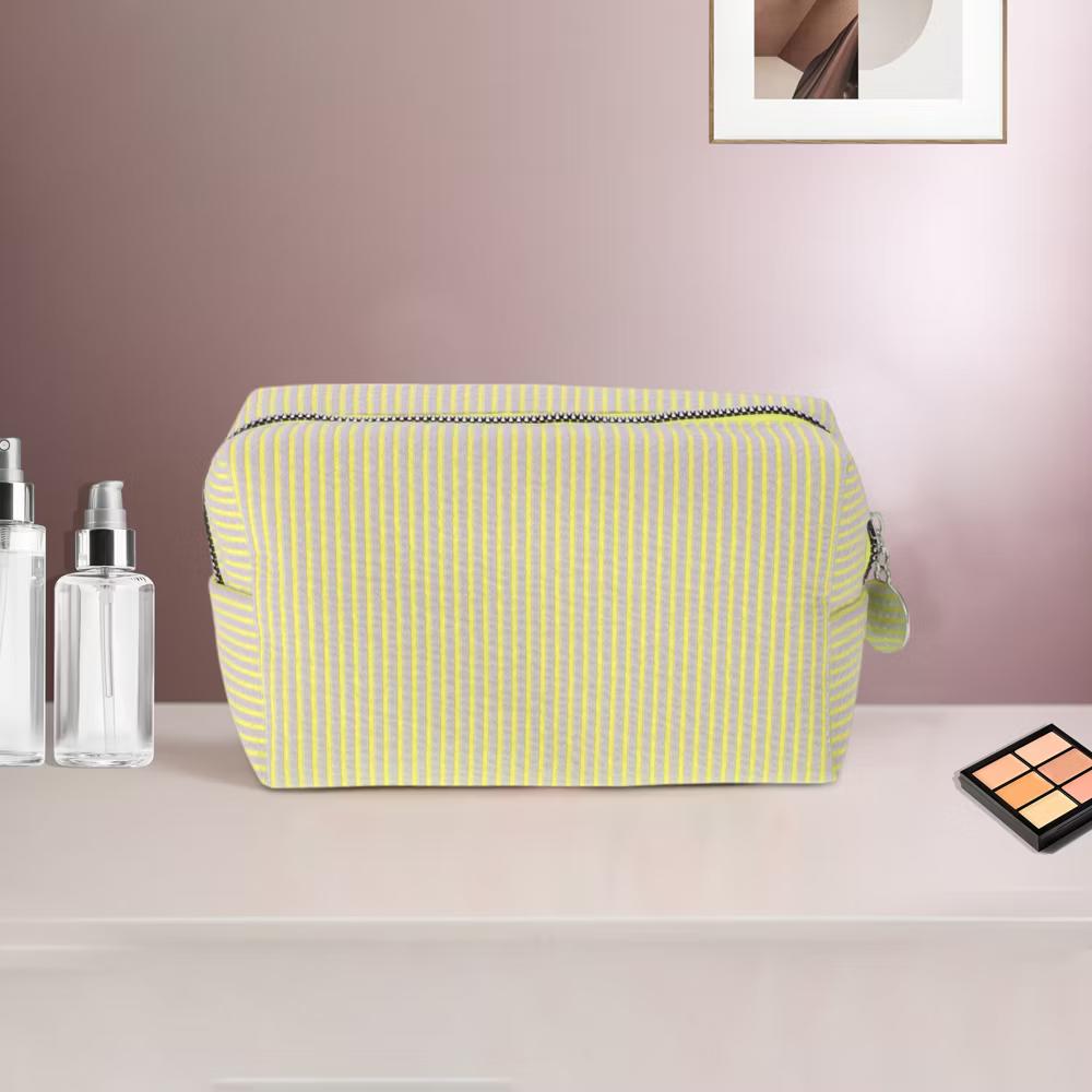 Striped Pattern Makeup Bag for Travel 1 Pc - Image 46