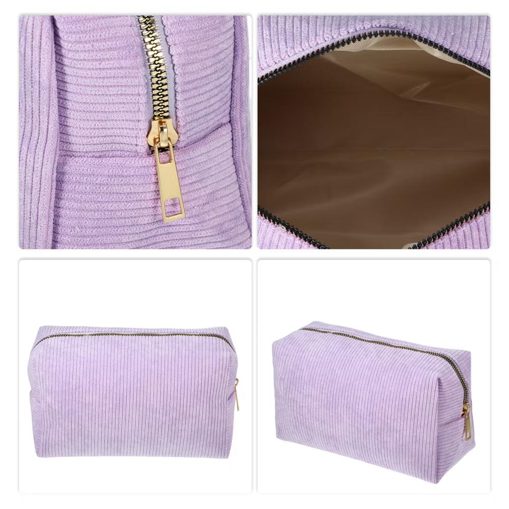 Durable Solid Color Cosmetic Bag 1 Pc - Image 19