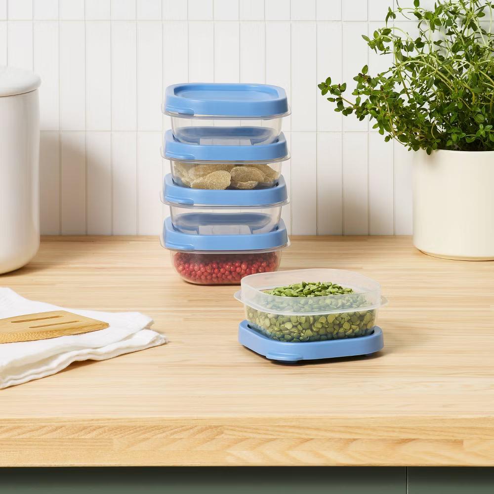 10pc (Set of 5) Plastic Food Storage Container Set - Image 8