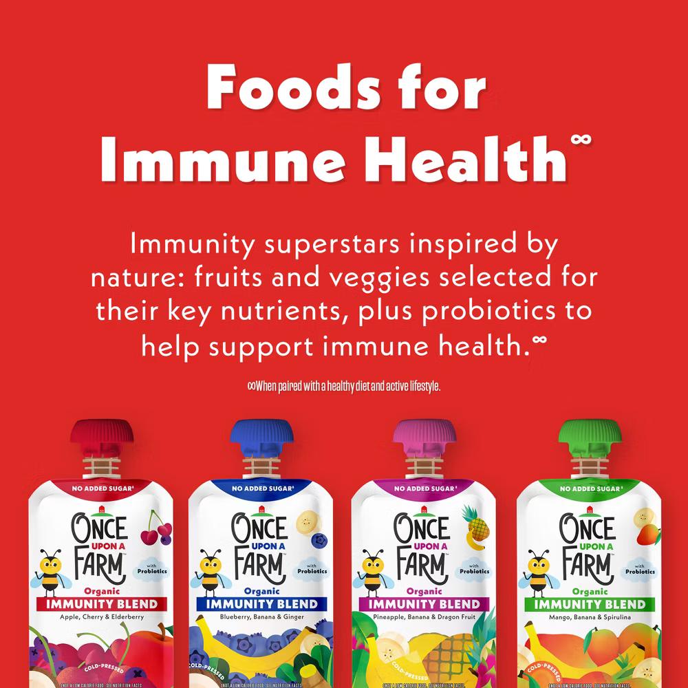 Organic Immunity Blend Apple, Cherry, & Elderberry ' Snack - 3.2oz - Image 11