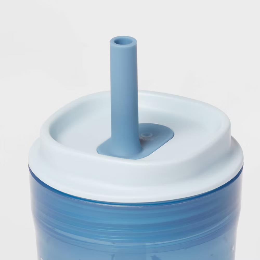 Kids' 14oz 2pk Single Wall Recycled Straw Tumblers - Image 2