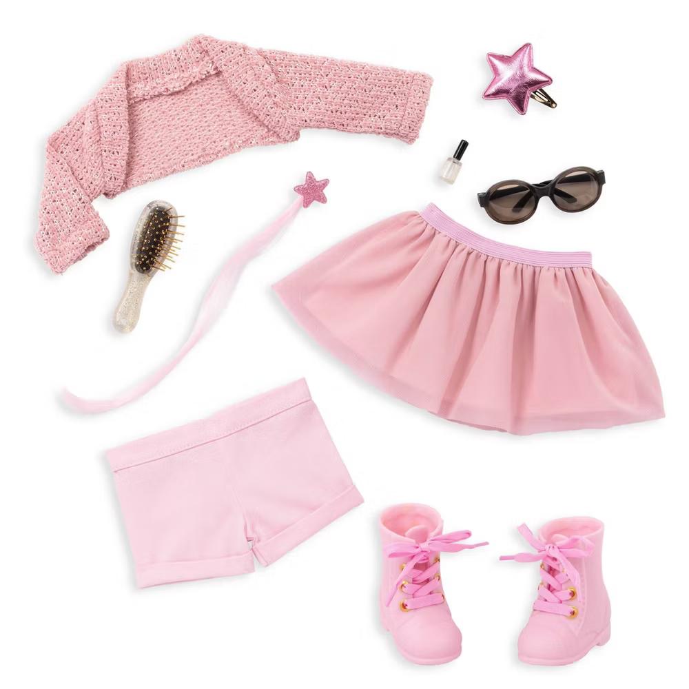 Fashion Starter Kit in Gift Box Stella with Mix & Match Outfits & Accessories 18" Fashion Doll - Image 2