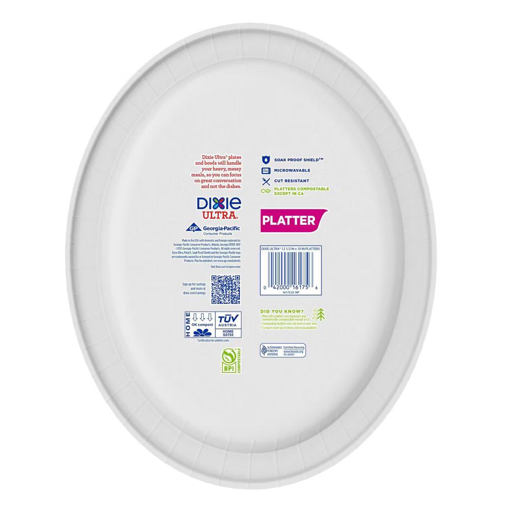 Ultra Disposable Platter - 25ct - Image 4