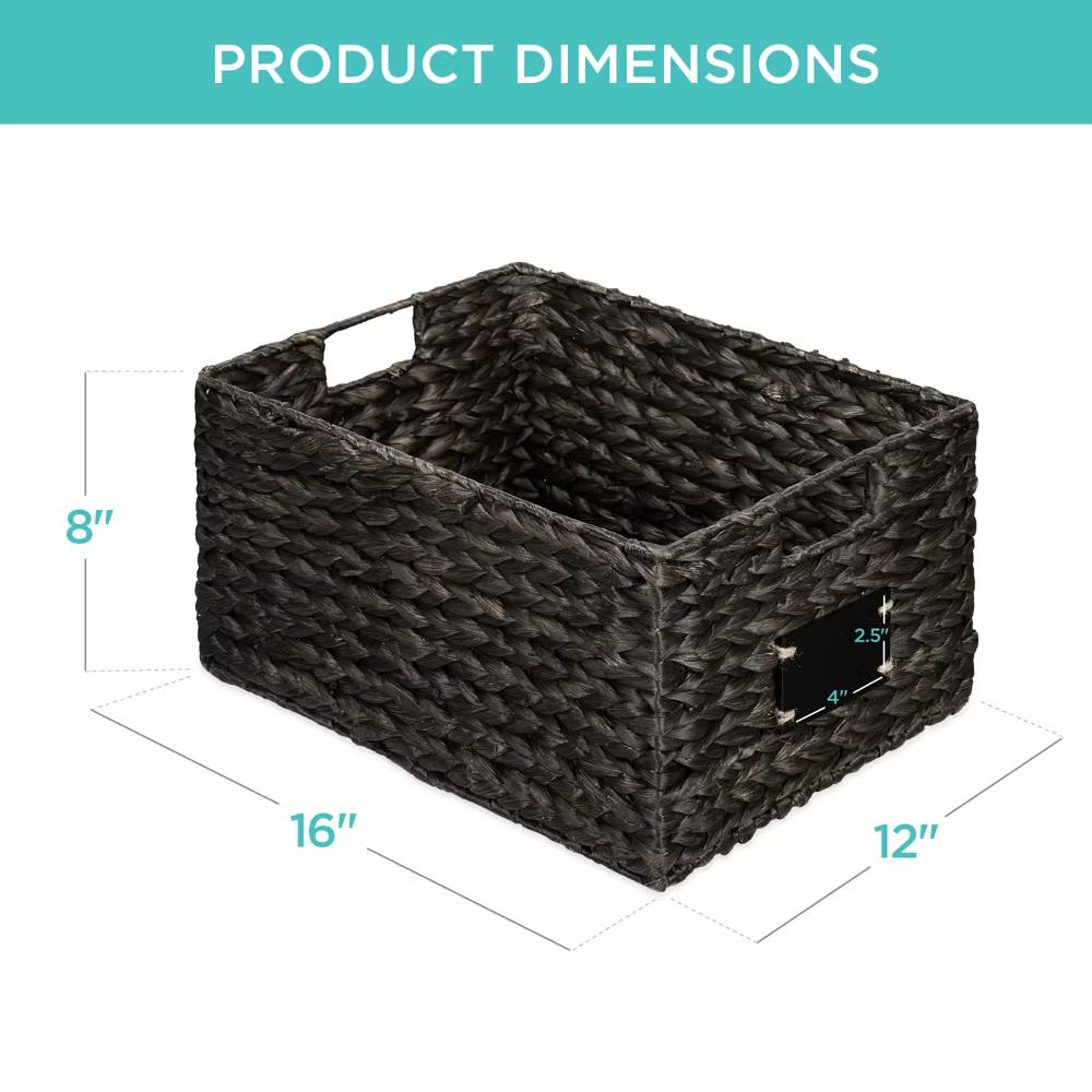 Set of Woven Water Hyacinth Baskets - Image 6