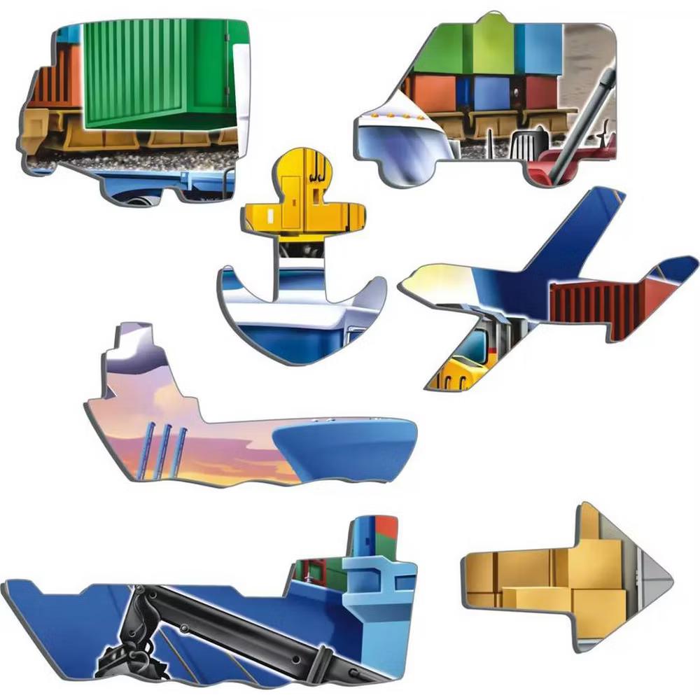 Larsen Transport Kids' Jigsaw Puzzle - 37pc - Image 3
