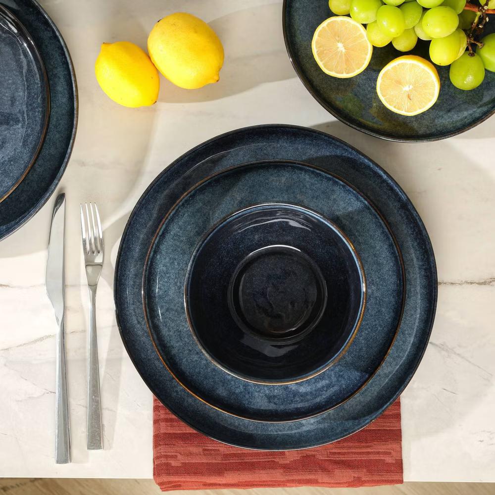 24pc Mirella Stoneware Dinnerware Set - Image 6