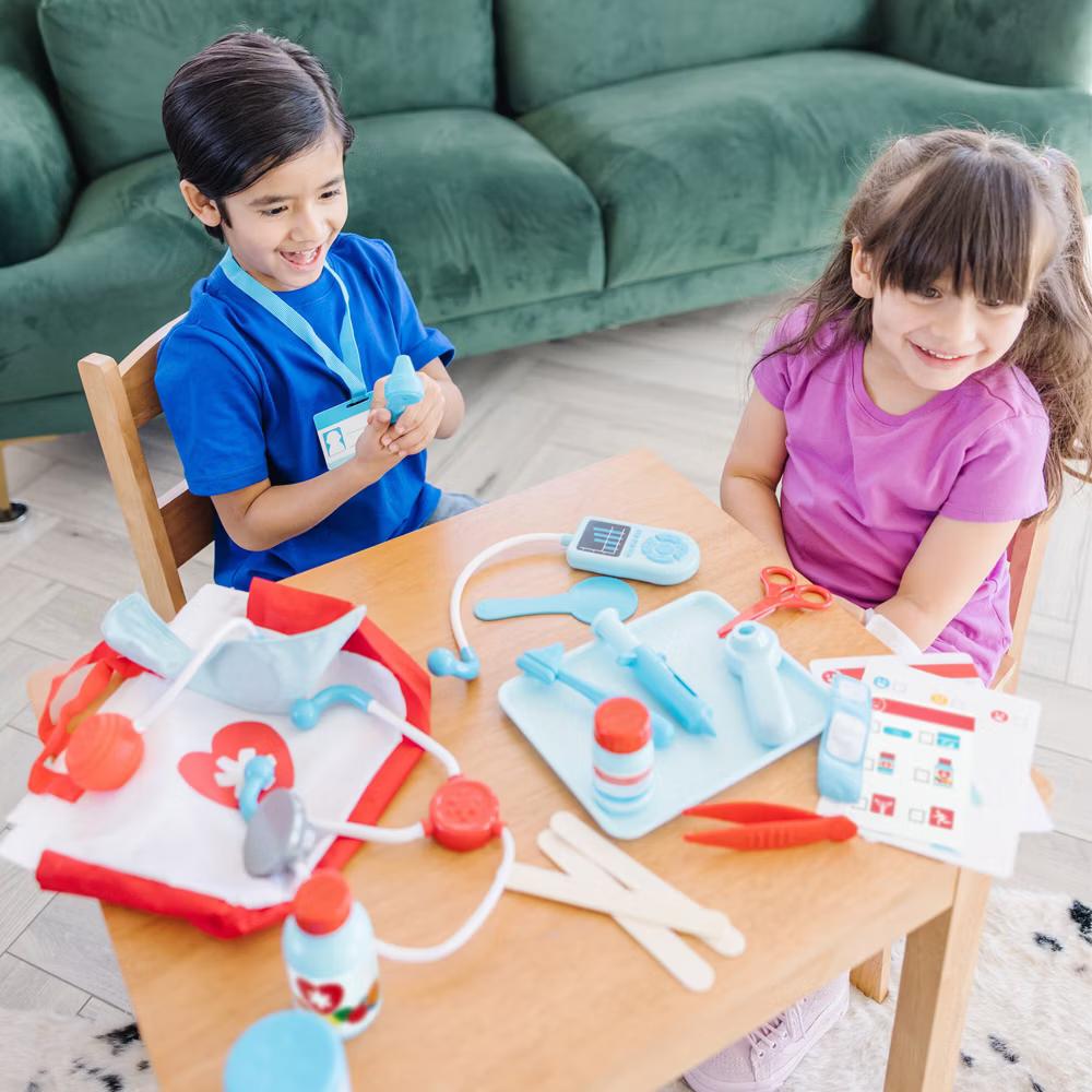 Get Well Doctor's Kit Pretend Play Set – 25 Toy Pieces for Preschool Girls, Boys - Image 2