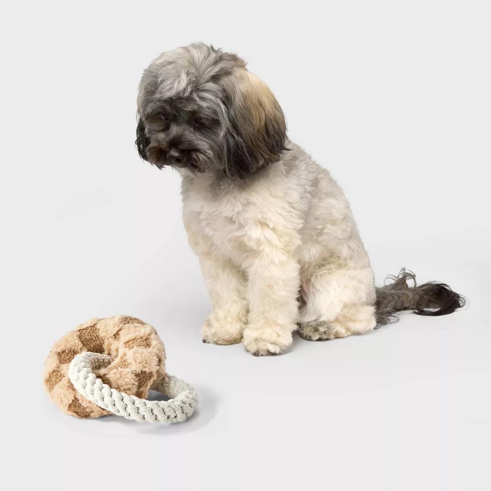 Chain Plush with Rope Dog Toy - Image 3