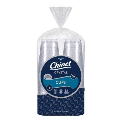 Crystal Cup - 36ct/14oz: Solid Pattern, Disposable Drinkware - Image 5