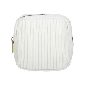 Portable Solid Color Cosmetic Bag 1 Pc