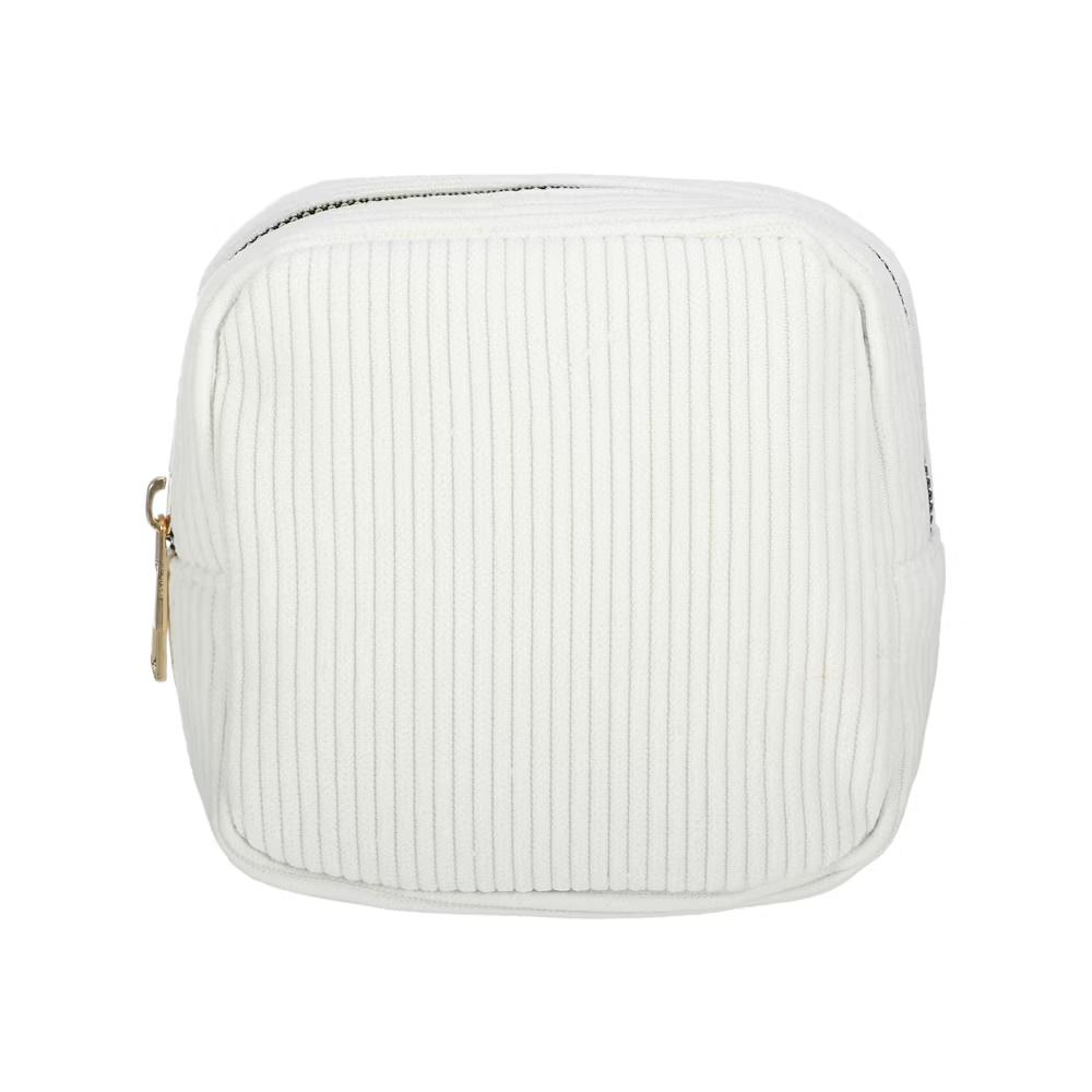 Portable Solid Color Cosmetic Bag 1 Pc