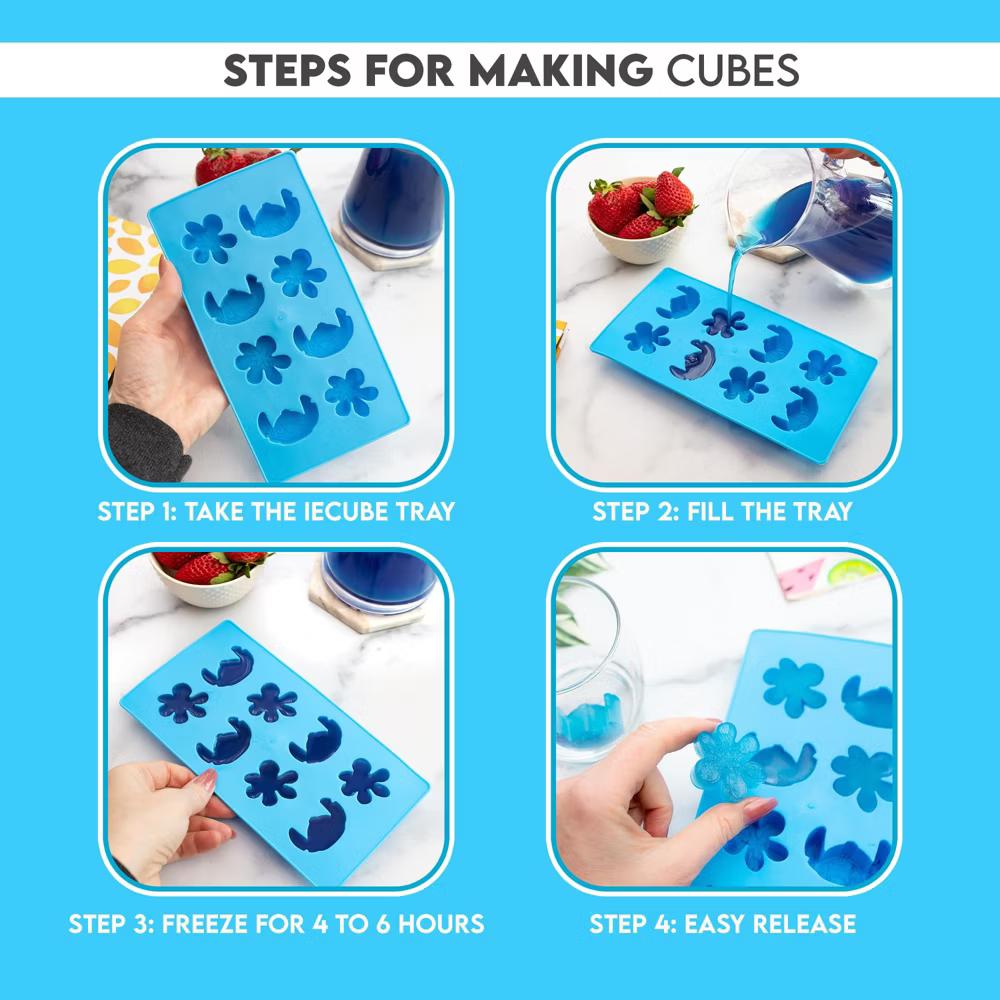Lilo & Stitch Silicone 8 Cube Ice Cube Tray - Image 5