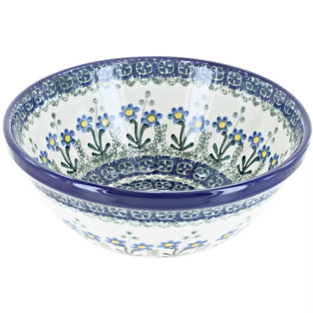 Blue Rose Polish Pottery Ceramika Artystyczna Cereal Bowl - Image 6