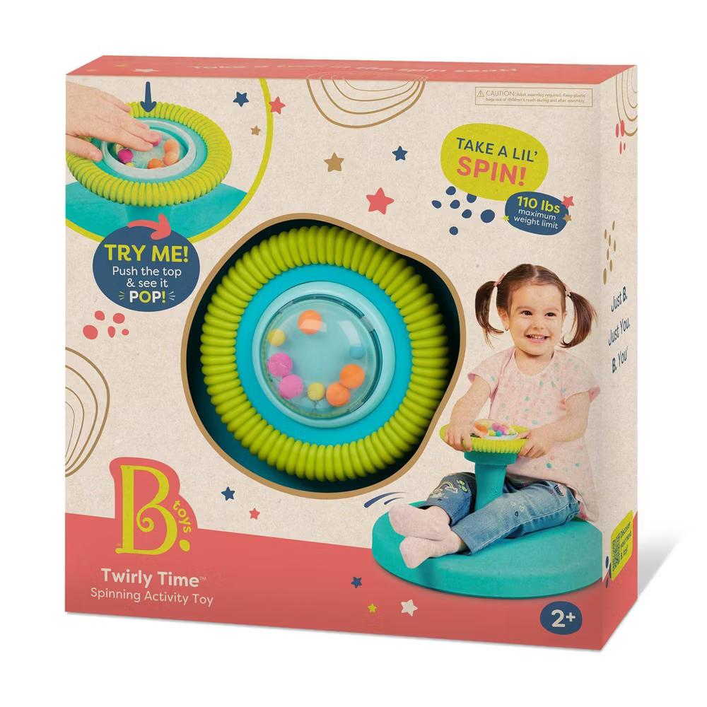 Spinning Activity Toy - Twirly Time: Sensory, Fine Motor Skills, Baby Learning Toy - Image 7