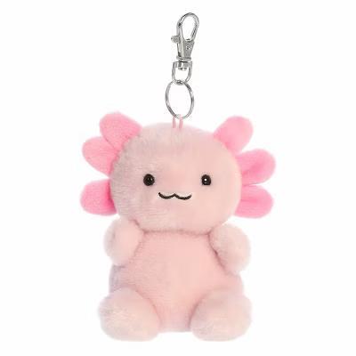 Mini Ax Axolotl Palm Pals Adorable Clip-On Pink 4" - Image 2