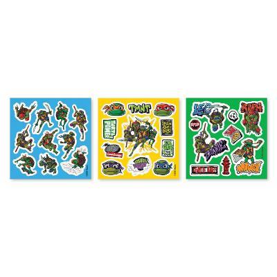 Nickelodeon Teenage Mutant Ninja Turtles Mini Sticker Book for Kids 101ct - 8 Sheets - Image 3