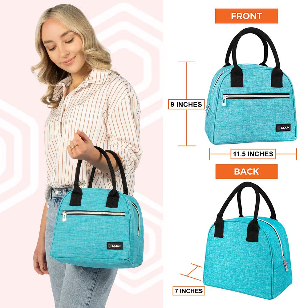 Insulated Lunch Box Women, Cooler Bag Tote Girls Kids Teen Adult, Soft Reusable Thermal Meal Prep Purse - Image 74