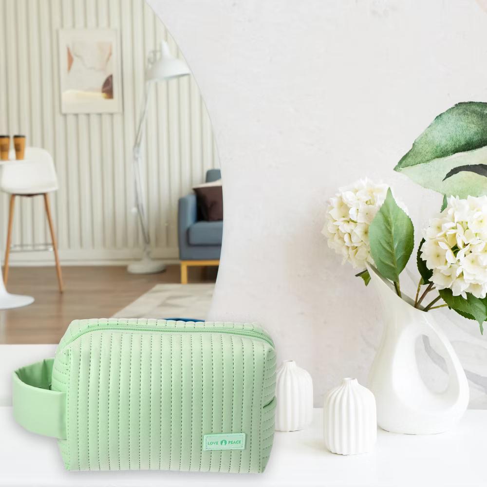 Faux Leather Small Makeup Bag - Image 24