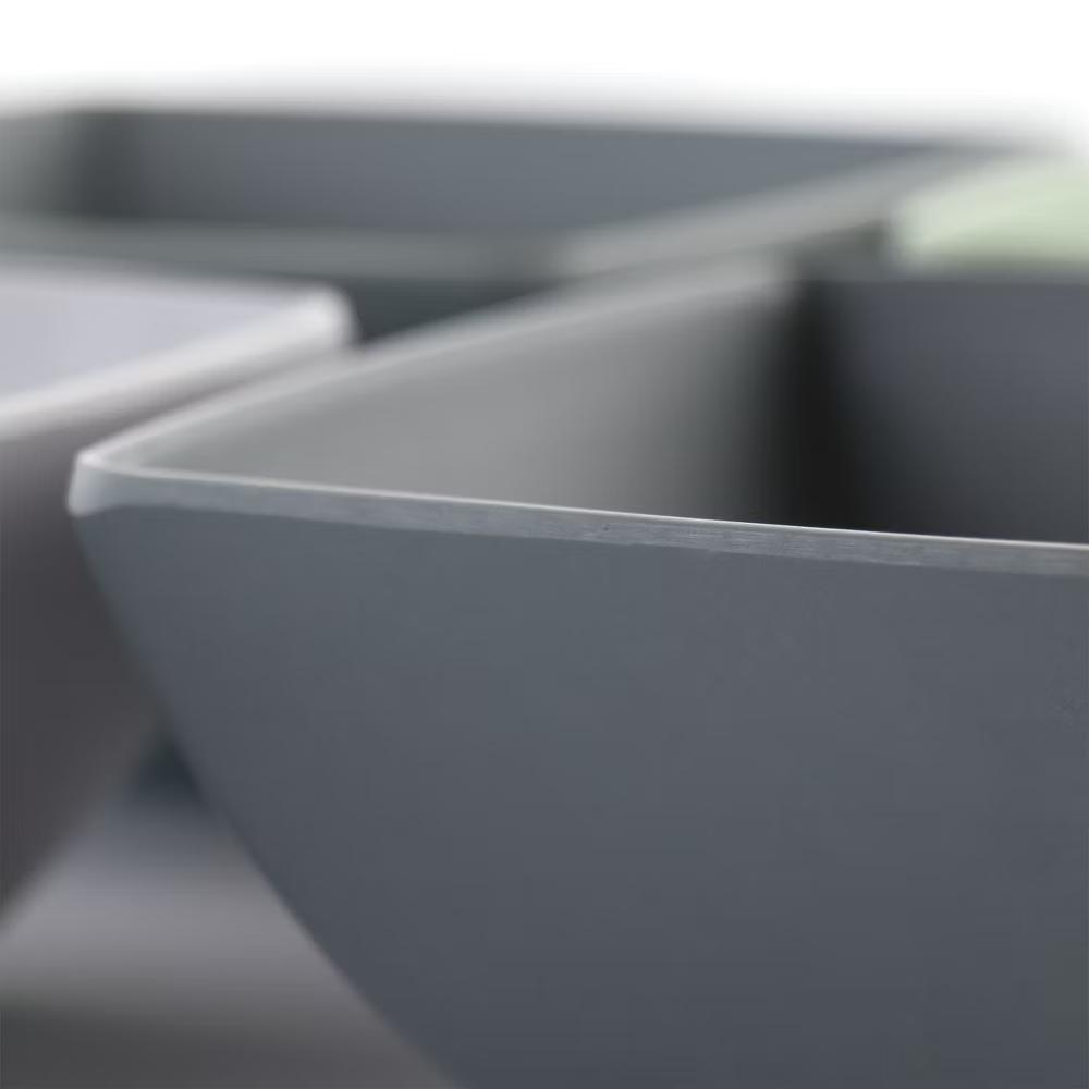 Grayson 4 Piece 6 Inch Melamine Bowl Set in Assorted Colors - Image 3