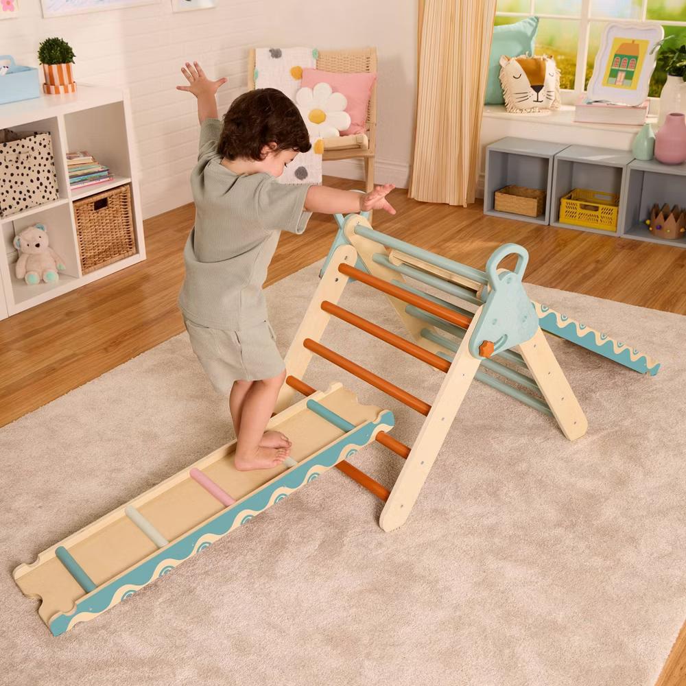 WonderClimber - 3pc Wooden Triangle Climber - Image 2