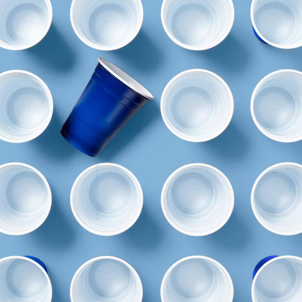 Disposable Blue Plastic Cups - 72ct/18oz - up & up™ - Image 2