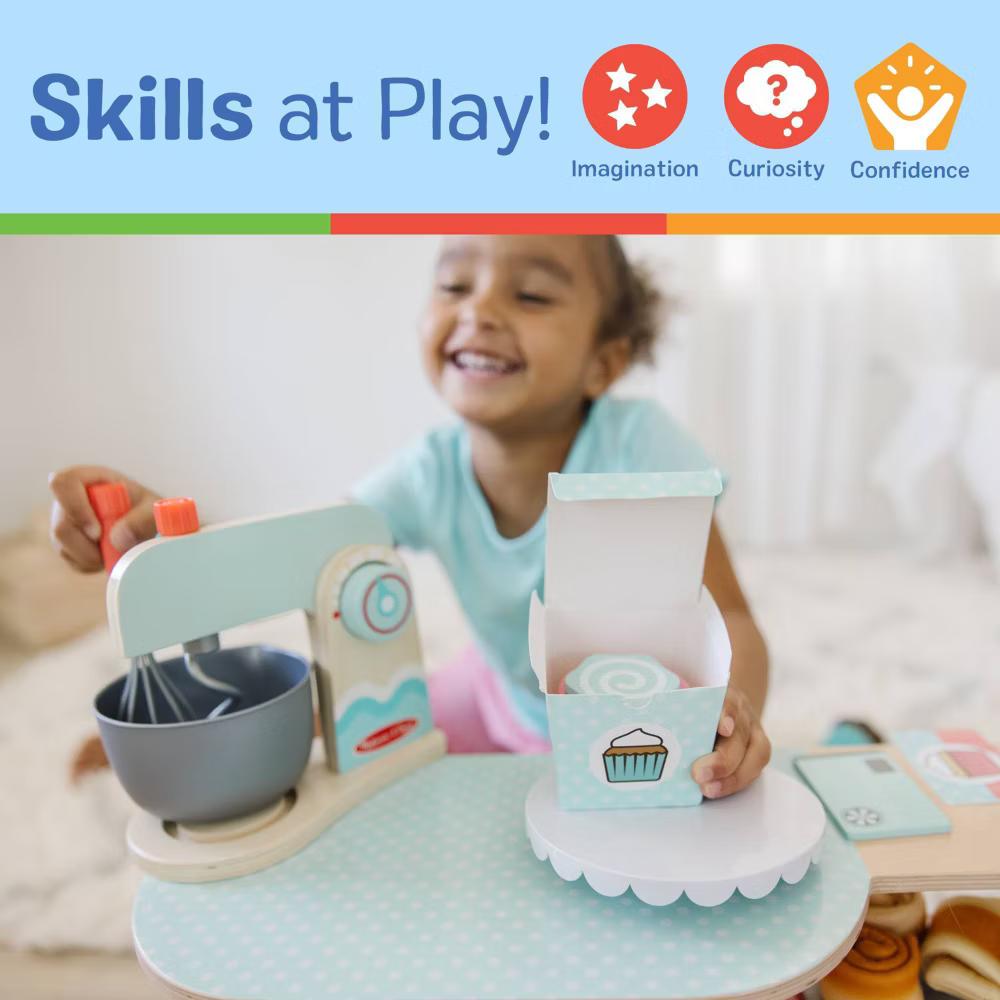 Wooden La Patisserie Bakery (39pc): Toy Kitchen Accessories for Creative Play - Image 5