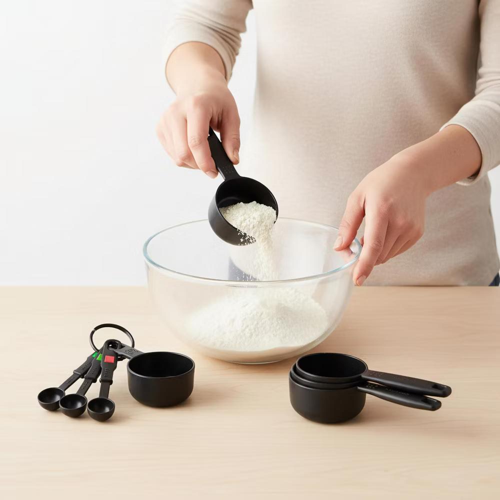Farberware Classic 17-Piece Kitchen Tool & Gadget Set, Nonstick Utensils for Cooking, Baking & Food Prep with Measuring Cups & Spoons, Dishwasher Safe - Image 4