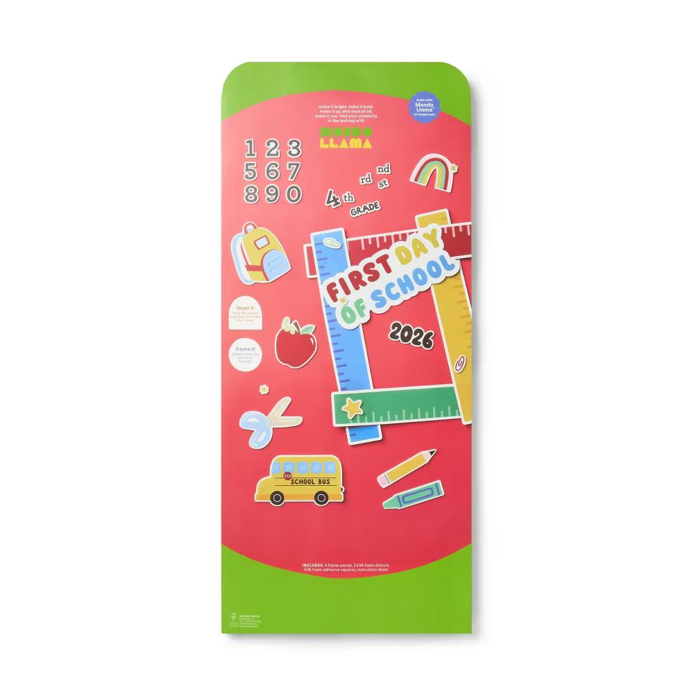 First Day of School Photo Frame Craft Activity Kit - Image 2