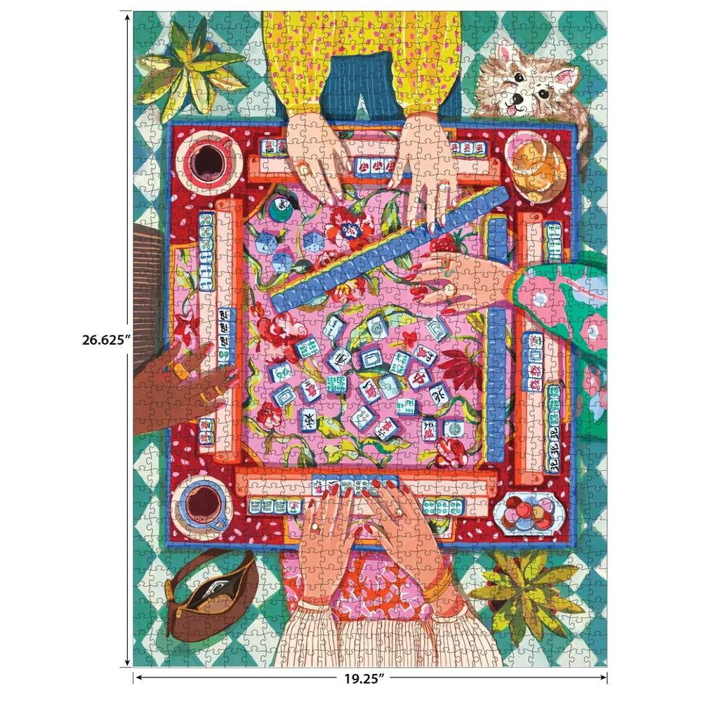 Hobby Haven 1000pc - Modern Mahj Jigsaw Puzzle - Image 3