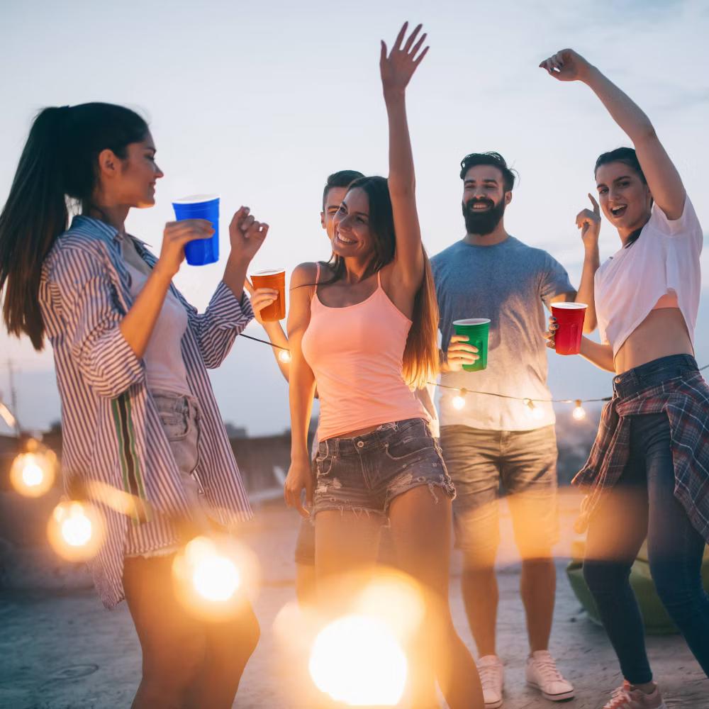 Solo 4 Color Disposable Cups - 16oz/100ct - Image 3