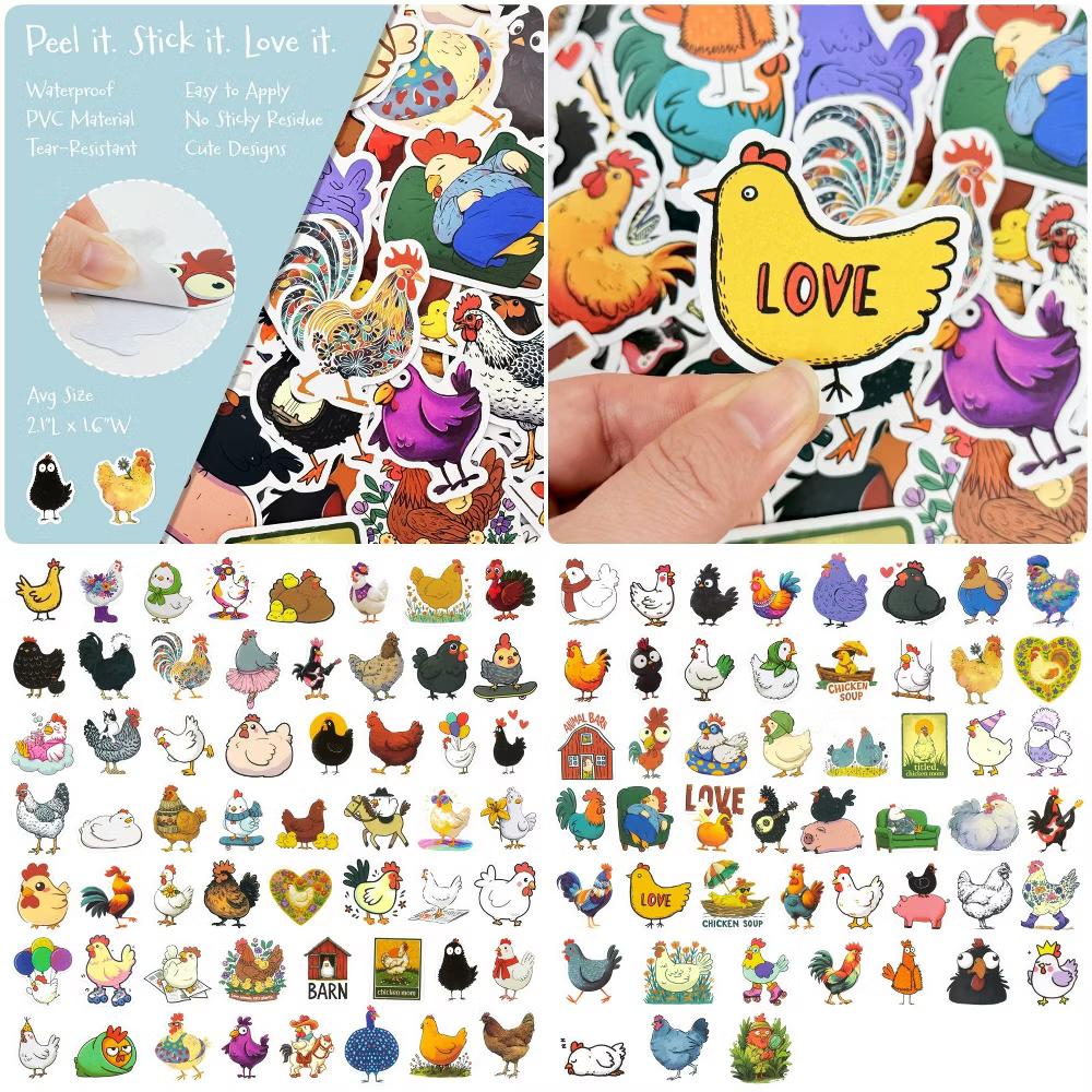 Waterproof Vinyl Stickers for Water Bottles, Laptop, Phones, Skateboards, Decals for Teens - Image 6