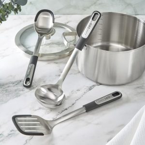 BergHOFF Graphite 2Pc Turner and Serving Spoon Set