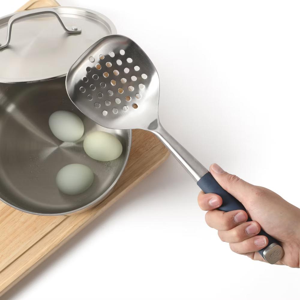 Edge 6 Piece Stainless Steel Kitchen Tool & Gadget Set- Navy Blue - Image 12
