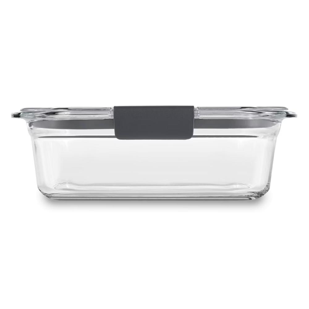 3.2 Cup/757ml Medium Brilliance Glass Clear: Glass Food Storage Container, Microwave & Oven Safe, Dishwasher Safe - Image 6