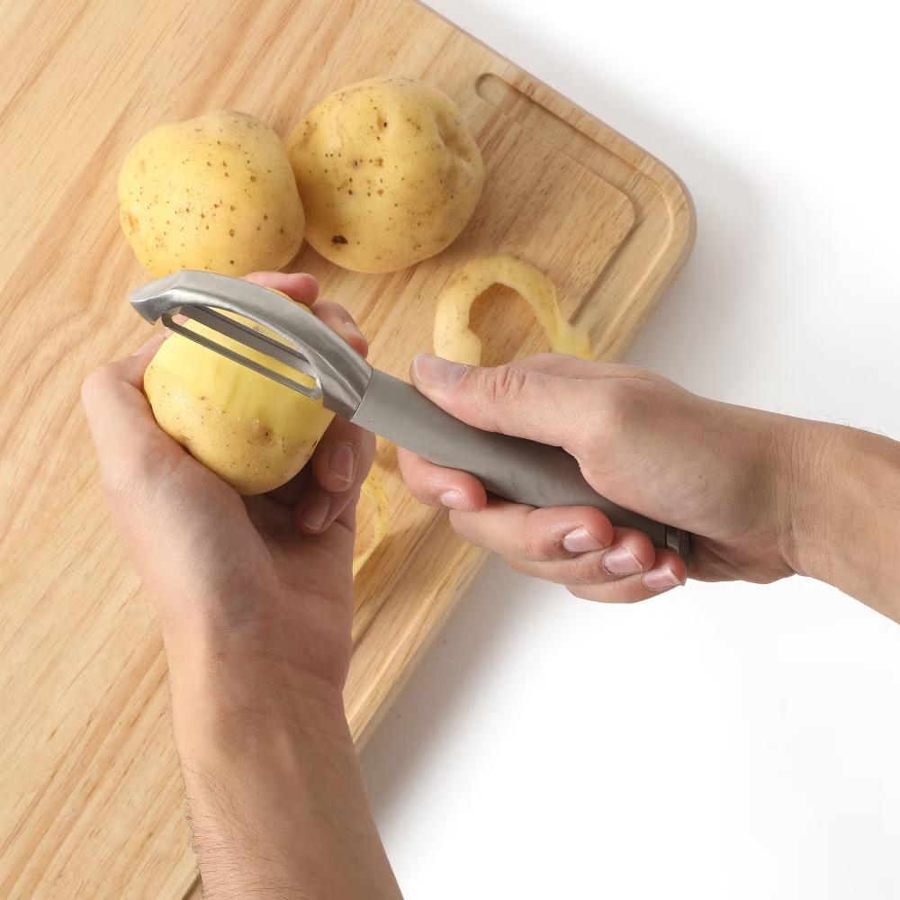 Edge 6 Piece Stainless Steel Kitchen Tool & Gadget Set- Taupe - Image 8