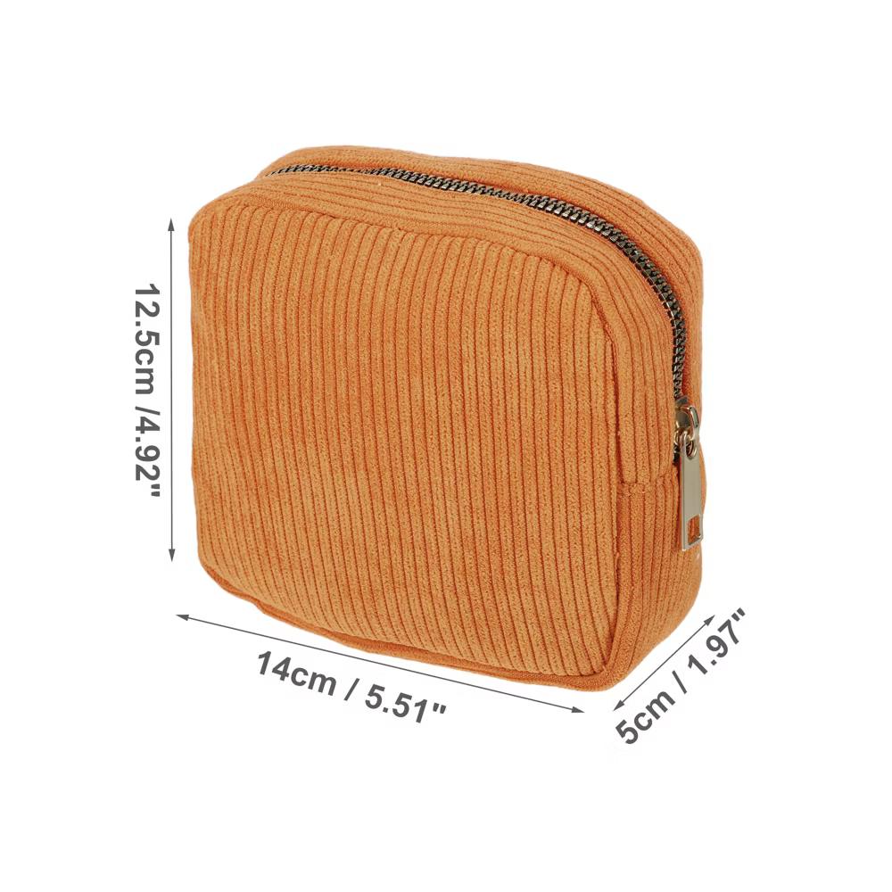 Portable Solid Color Cosmetic Bag 1 Pc - Image 12