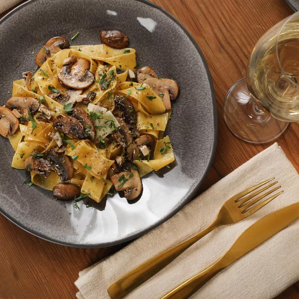 Port Barton Plates and Bowls Sets, 12-Piece Stoneware Dinnerware Sets, Reactive Glaze Dish Set, Service for 4 - Image 15