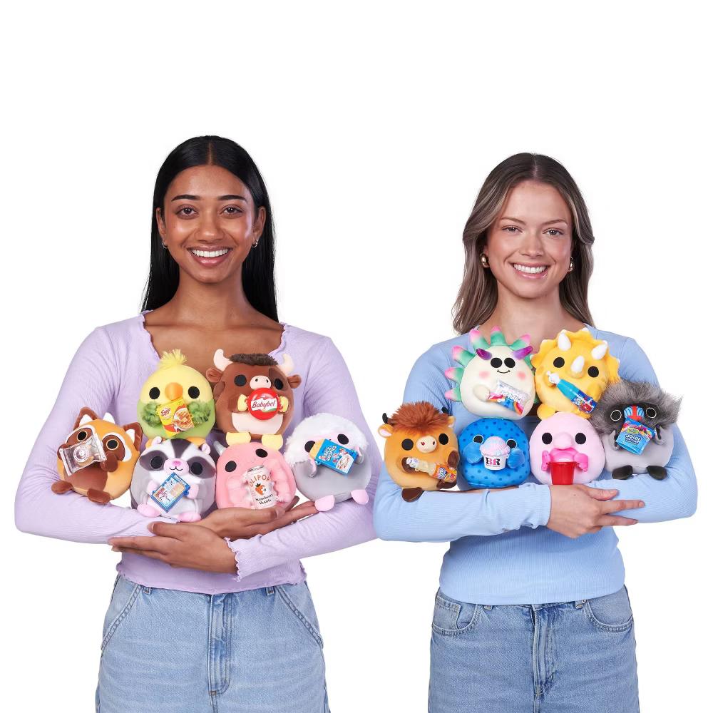 Snackles 5" Surprise Capsule Series 3 Stuffed Animal: Zoo & Farm Characters, Polyester - Image 4