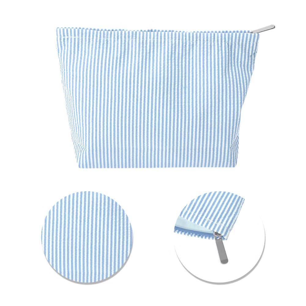 Seersucker Stripes Makeup Bag 1 Pc - Image 13