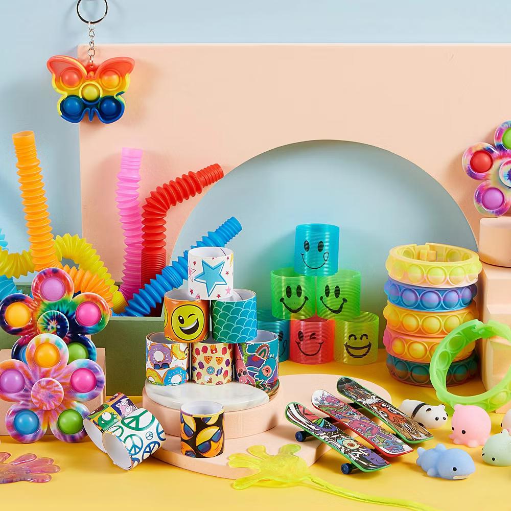 60 Pcs Party Favors, Popular Fidget Toys, Easter Birthday Goodie Bags Fillers for Kids Pinata Stuffers,Classroom Prizes - Image 2