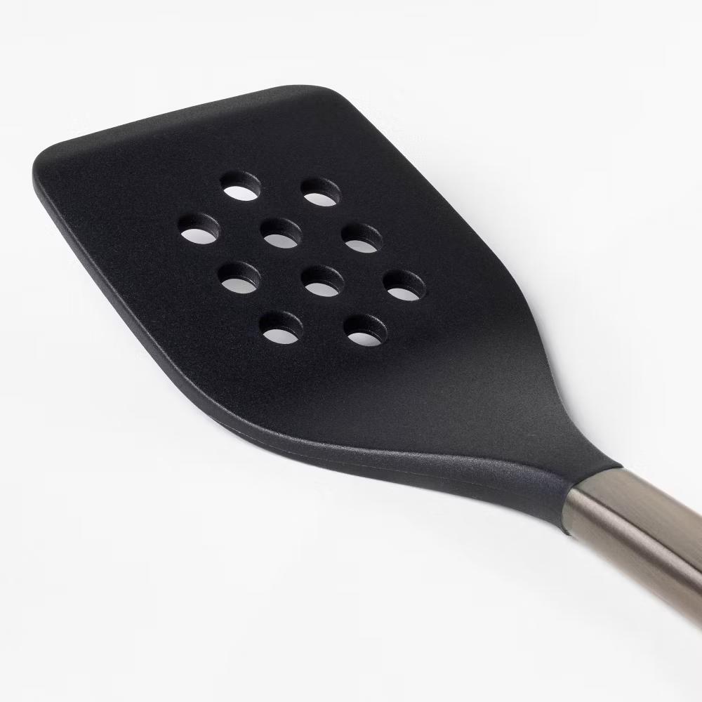 Silicone/Stainless Steel Slotted Turner - Image 5