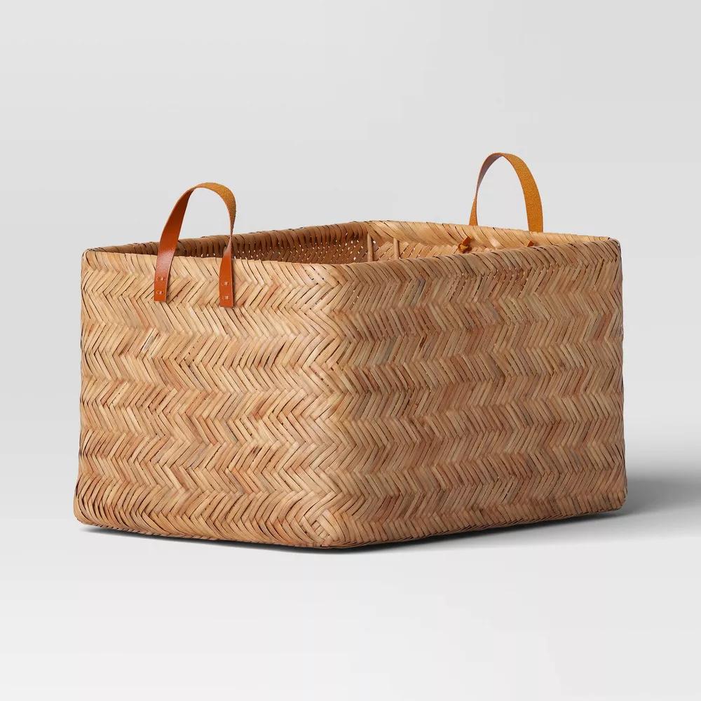 Herringbone Weave Cube Basket - Image 4
