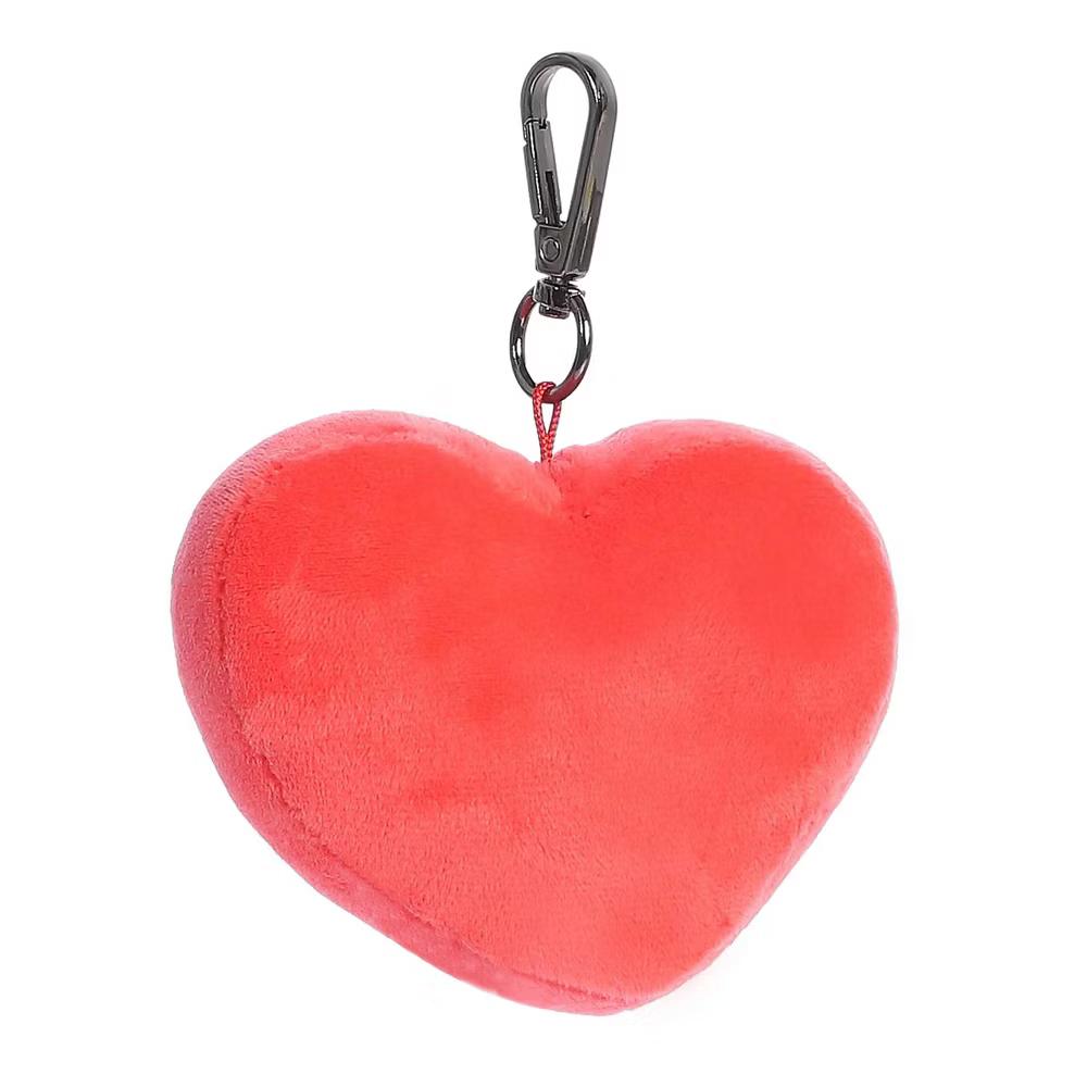 Mini TATA Clip-On BT21 Lovable Stuffed Doll Red 4"