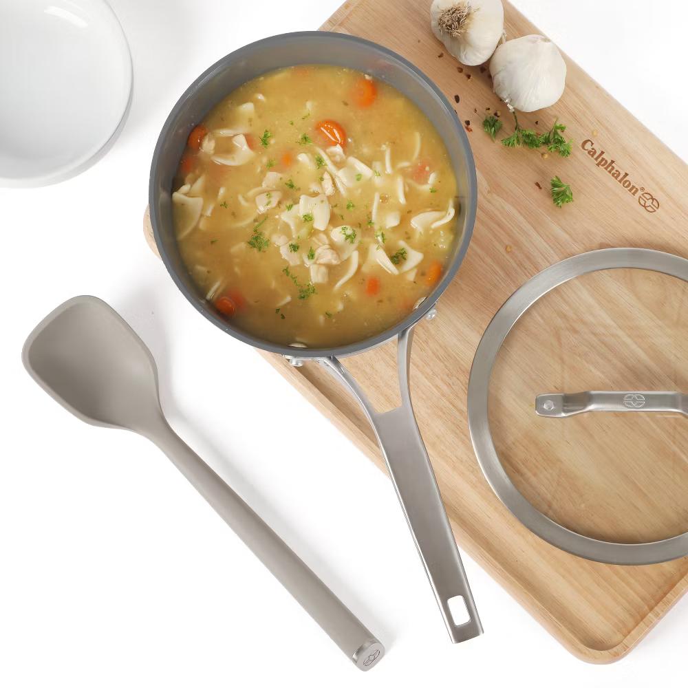 Edge 6 Piece Stainless Steel Kitchen Tool & Gadget Set- Taupe - Image 3
