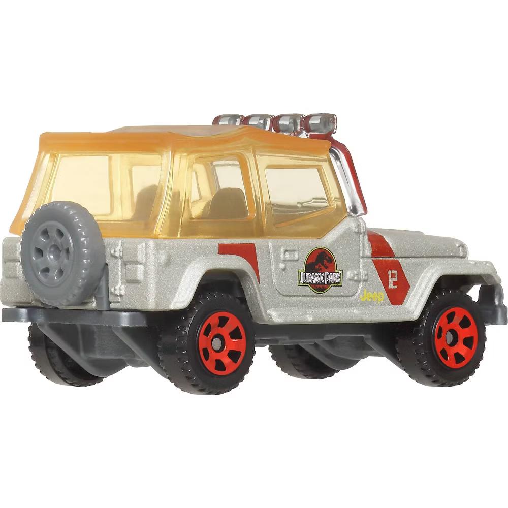 Matchbox Jurassic World Rebirth 5pk 1:64 Scale Die-Cast Toy Cars with 1 Dinosaur (Styles May Vary) - Image 3