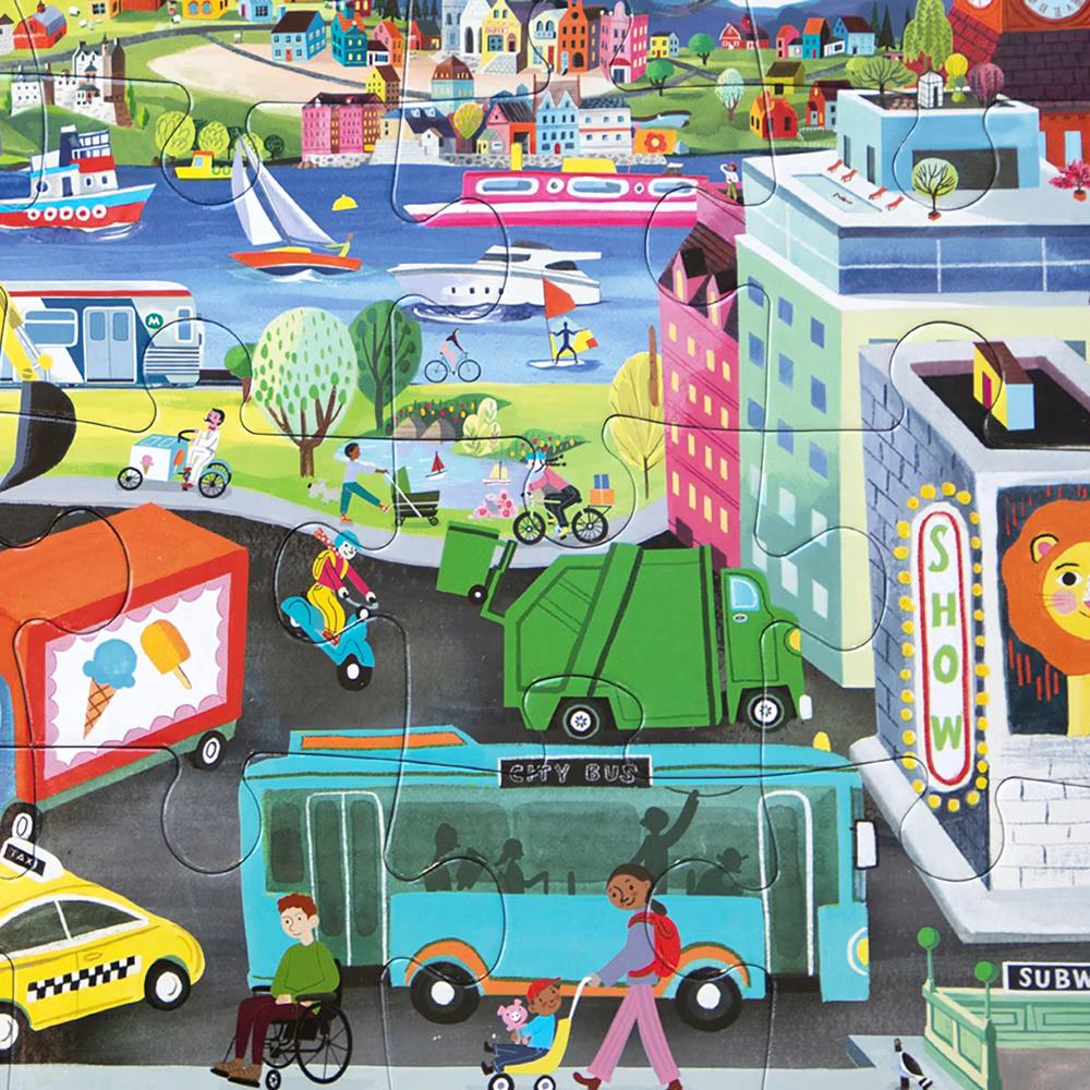 eeBoo: Vehicles 20 Piece Puzzle for Kids - Image 6
