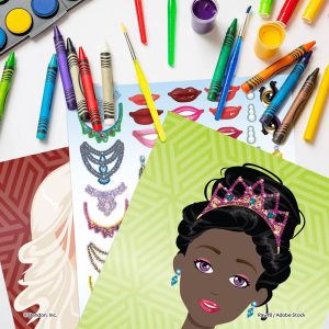 Pretty Princess Sticker Create A Face