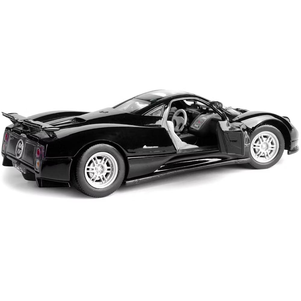 Pagani Zonda C12 Black 1/24 Diecast Car Model - Image 3