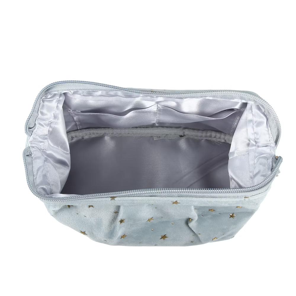 Starry Pattern Velvet Makeup Bag 1 Pc - Image 5